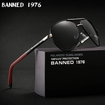 Ir 2021. Augstas Kvalitātes Anti Glare Polarizētās Alumīnija Saulesbrilles Karstā Vīriešu Pavisam Jaunu Saules Brilles Liela Izmēra Oculos Sieviešu Gafas De Sol